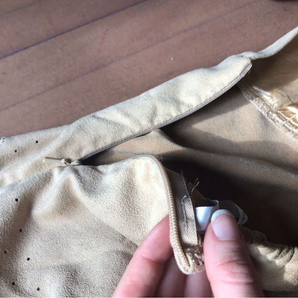 Top size UK 16 USA 12 EUR 44 tan beige Brown cream hippie summer - Picture 6 of 10